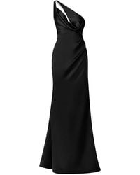 Il Volo - Crystal-Embellished One-Shoulder Maxi Dress - Lyst