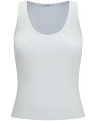Max Mara - Ribbed-Knit Scoop-Neck Tank Top - Lyst