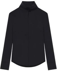 Courreges - Bluse Mit Schal - Lyst