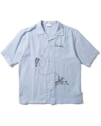 Edmmond Studios - Camicia Western Con Ricamo - Lyst