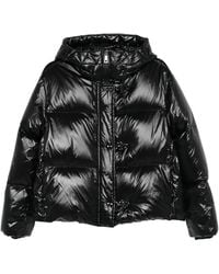 Fay - High-Neck Quilted Coat - Lyst