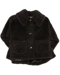 Max Mara - Button-Up Cape - Lyst