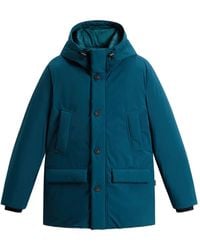 Woolrich - Jack Met Capuchon En Knoopsluiting - Lyst