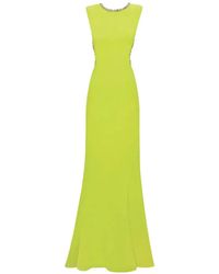 Gemy Maalouf - Embellished Open-Back Maxi Dress - Lyst