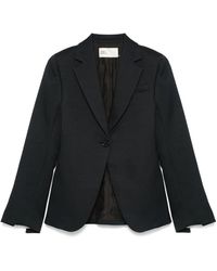 【送料&関税込】Tory Burch Crepe Blazer Textured Crepe Blazer: Women's Designer Jackets | Tory Burch