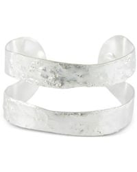 Sylvia Toledano - Bianca Hammered Double-Band Bracelet - Lyst