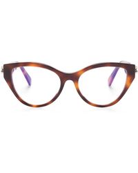 BVLGARI - Brille Im Butterfly-Design - Lyst