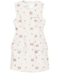 Baum und Pferdgarten - Amayah Floral-Print Pocket Mini Dress - Lyst