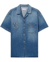 Off-White c/o Virgil Abloh - Royal-Patch Denim Dress - Lyst