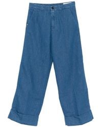 White Sand - Cuffed Trousers - Lyst