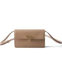Prada - Embleme Flap Mini Bag - Lyst
