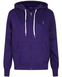 Polo Ralph Lauren - Logo-Embroidered Hoodie - Lyst