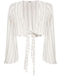 Amir Slama - Gestreepte Blouse - Lyst