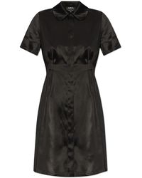 A.P.C. - Satijnen Mini-Jurk - Lyst