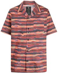 Maharishi - Short-sleeve Organic Cotton Shirt - Lyst
