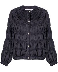 Chloé - Ruched Quilted Jacket - Lyst