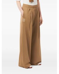 Lacoste - Logo-Patch Pleated Track Pants - Lyst
