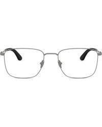 Giorgio Armani - Square-Frame Glasses - Lyst