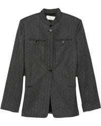 Litkovskaya - Button-Up Layered-Back Jacket - Lyst