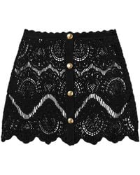Twinset - Crochet Mini Skirt - Lyst