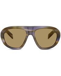 Prada - Pilot-Frame Sunglasses - Lyst