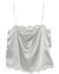Doen - Loure Lace-Trim Top - Lyst