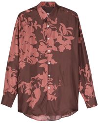 Costumein - Floral-print Silk Shirt - Lyst