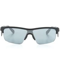 Emporio Armani - Zonnebril Met Schild Montuur - Lyst