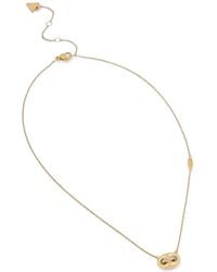 Guess - Marina Crystal-Embellished Oval-Pendant Necklace - Lyst