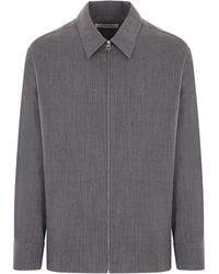 Jil Sander - Wool Shirt Jacket - Lyst