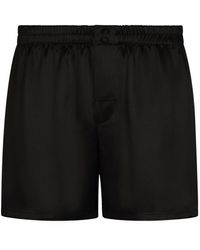 Dolce & Gabbana - Shorts Van Satijn-zijde - Lyst