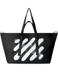 Off-White c/o Virgil Abloh - Diagonal Spray Day Tote Bag - Lyst