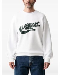 Lacoste - French-Made Cotton Sweatshirt - Lyst