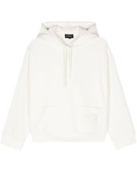Emporio Armani - Logo-embroidered Hoodie - Lyst