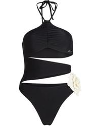 Karl Lagerfeld - Dna Flower Badeanzug - Lyst