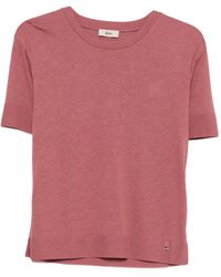 Herno - Camiseta Con Cuello Redondo - Lyst