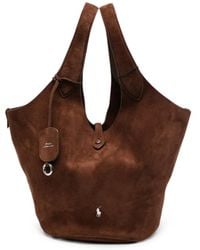 Polo Ralph Lauren - Cabas Play En Daim - Lyst