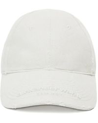 Alexander Wang - Distressed Logo Baseball Cap - Lyst