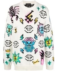 Philipp Plein - Tattoo Pullover Mit Monogramm - Lyst