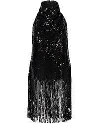 Ellery - Sequin-Embellished Fringed Top - Lyst