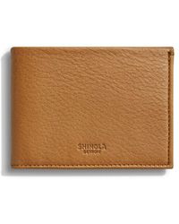 Shinola - Debossed-logo Leather Cardholder - Lyst