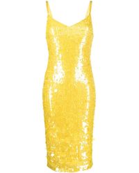 P.A.R.O.S.H. - Sequin-embellished Midi Dress - Lyst