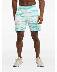 Champion - Short Bleu Sarcelle À Effet Délavé - Lyst