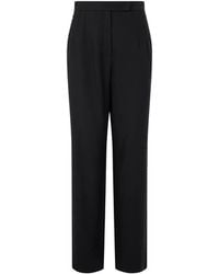Emporio Armani - Wide-Leg Trousers - Lyst