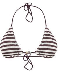 Bondeye - Beaded Ingrid Bikinioberteil - Lyst