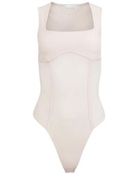 Fleur du Mal - Scoop Neck Bodysuit - Lyst