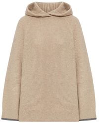 Brunello Cucinelli - Sequin-Embellished Hooded Cashmere Sweater - Lyst