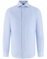 BOGGI - Regular Fit Cotton Shirt - Lyst