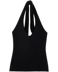 Ami Paris - Jersey Backless Top - Lyst