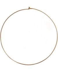 Dezso by Sara Beltran - 18K Rose Wire Necklace - Lyst